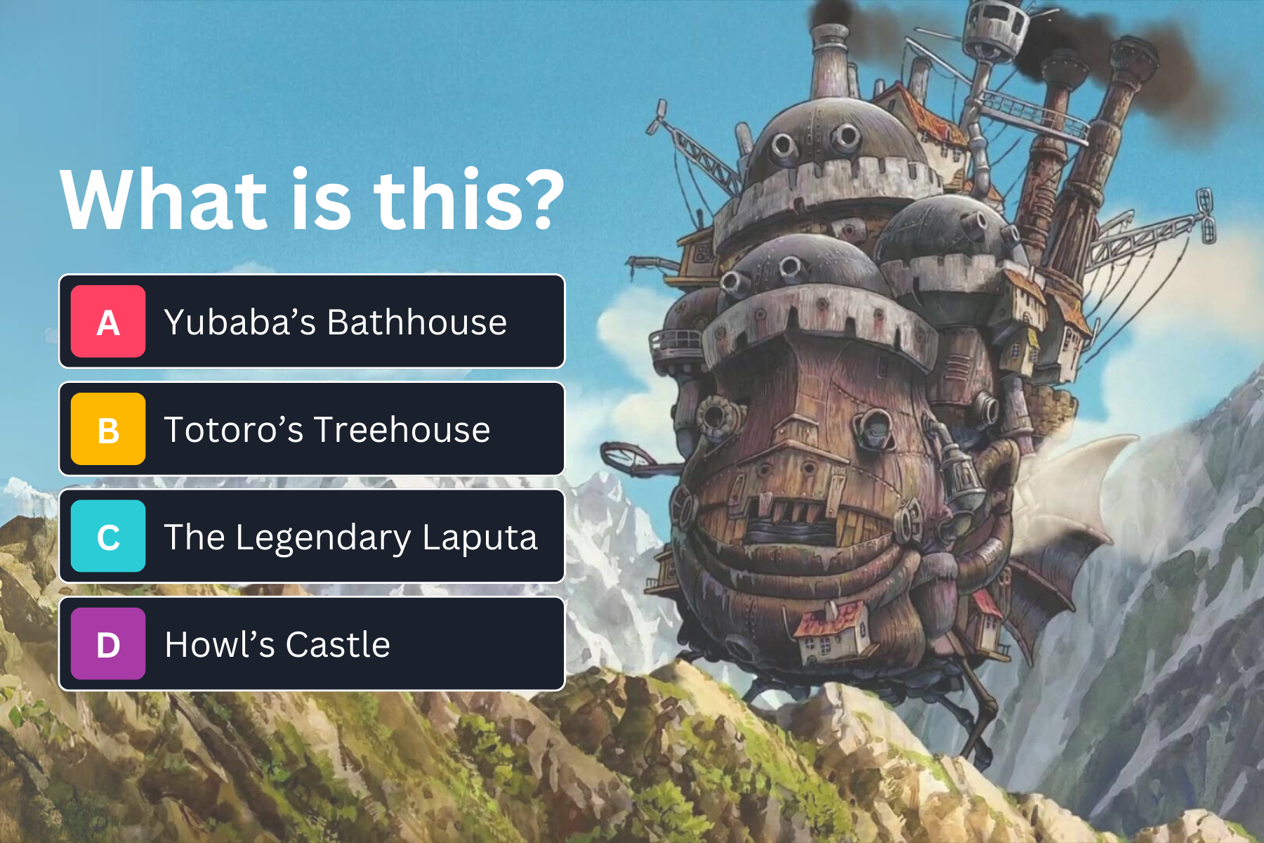 Anime Movie Quiz: Howl's Moving Castle